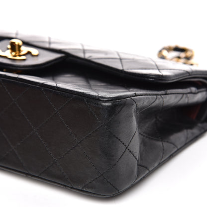 Chanel Lambskin Quilted Small Double Flap Black 10 of 20