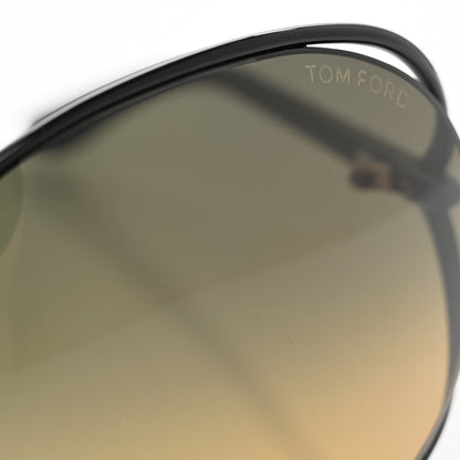 Tom Ford Carla Soft Square Sunglasses TF157 Dark Brown 7 of 8