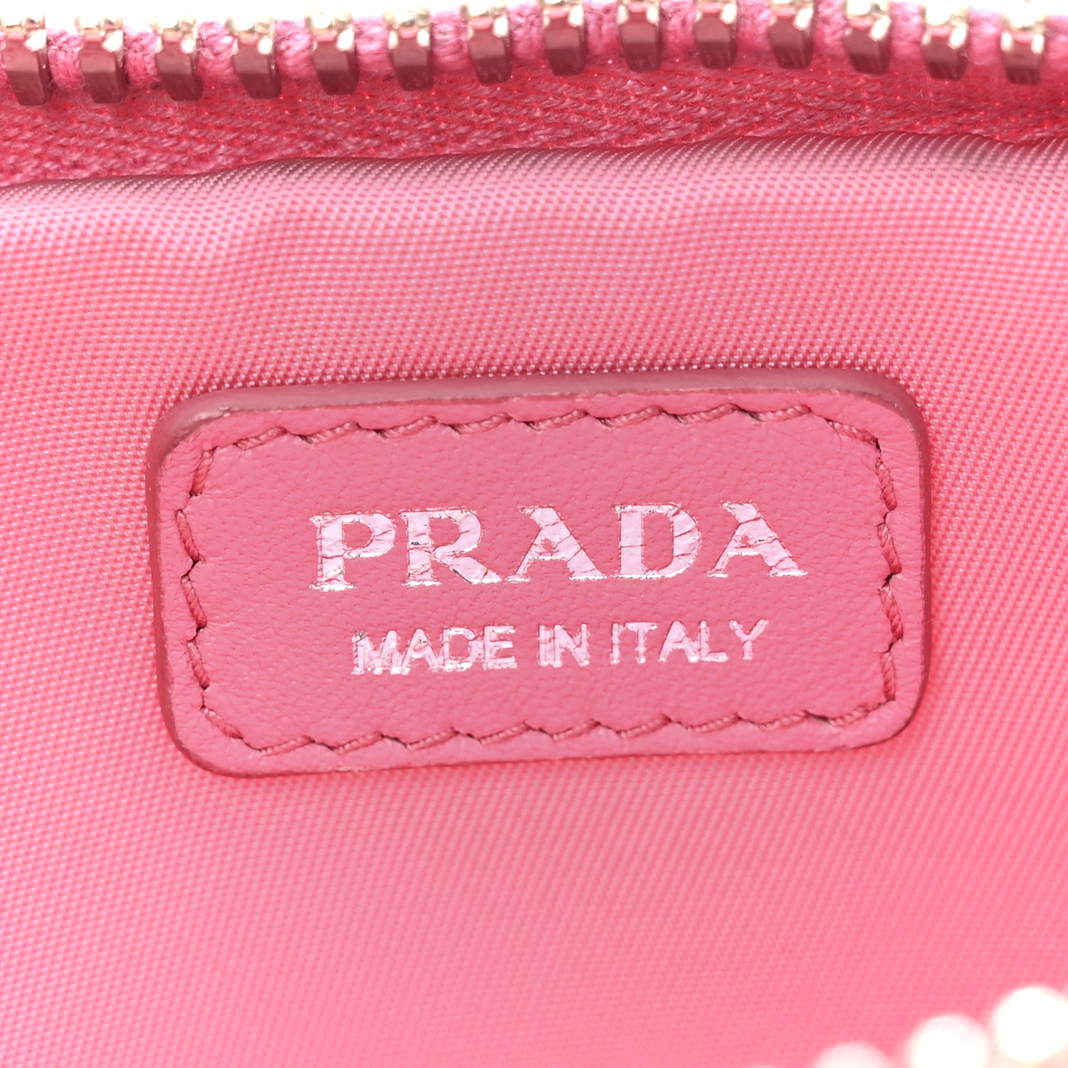 Prada Re-Nylon Triangle Micro Crossbody Pouch Pink 6 of 15