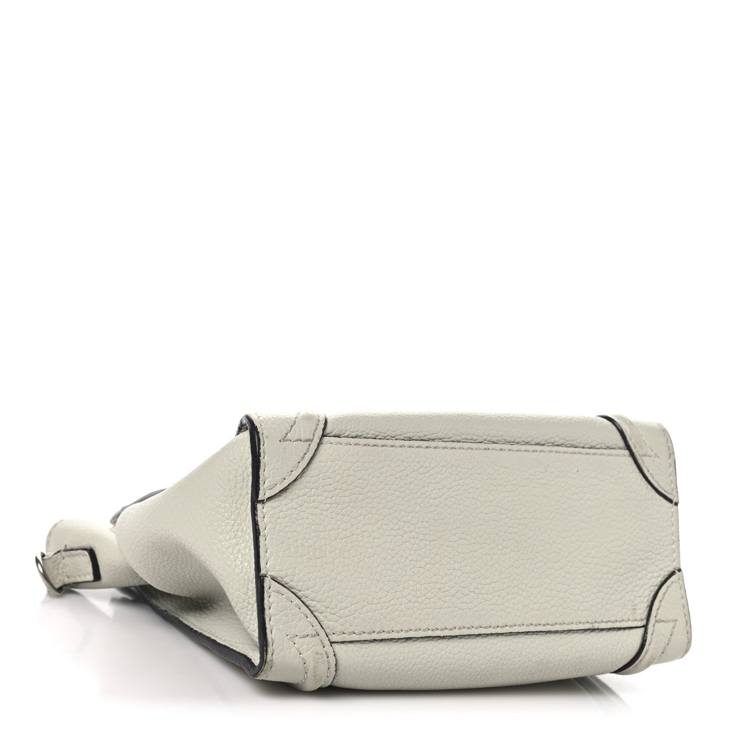Celine Drummed Calfskin Nano Luggage Lune 4 of 15