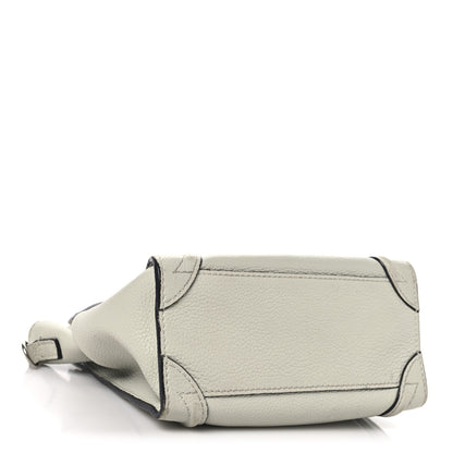 Celine Drummed Calfskin Nano Luggage Lune 4 of 15