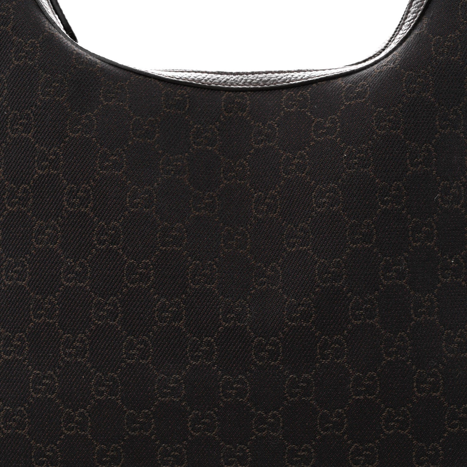 Gucci Nylon Monogram Hobo Brown 8 of 10