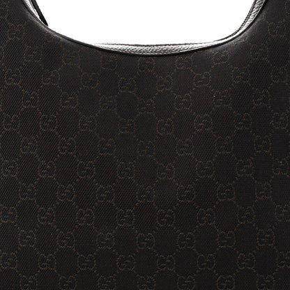 Gucci Nylon Monogram Hobo Brown 8 of 10