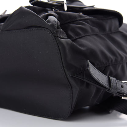 Prada Tessuto Nylon Saffiano Medium Backpack Black 6 of 8