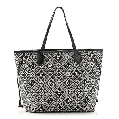 Louis Vuitton Jacquard Since 1854 Neverfull MM Grey 1 of 10