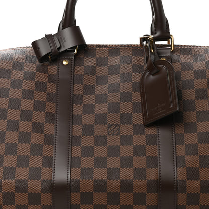 Louis Vuitton Damier Ebene Keepall Bandouliere 55 7 of 9