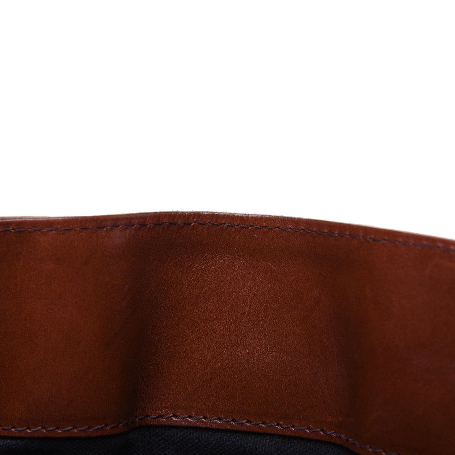 House Check Bridle Calfskin Medium Lynher Tote Dark Tan