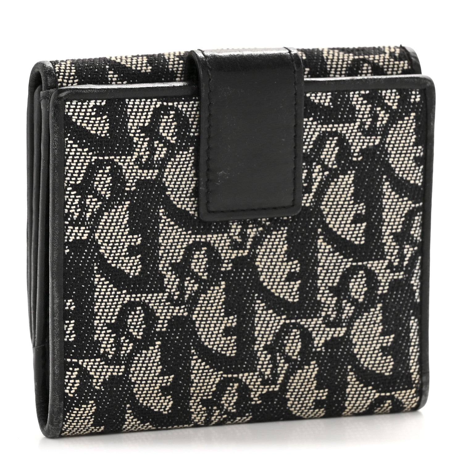Christian Dior Monogram Trotter Wallet Black 3 of 10