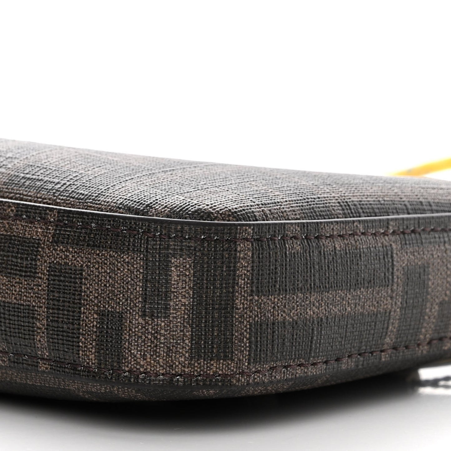 X FRGMT X POKEMON Glazed Fabric FF Pokemon Print Baguette Pouch Tobacco Moro Giallo