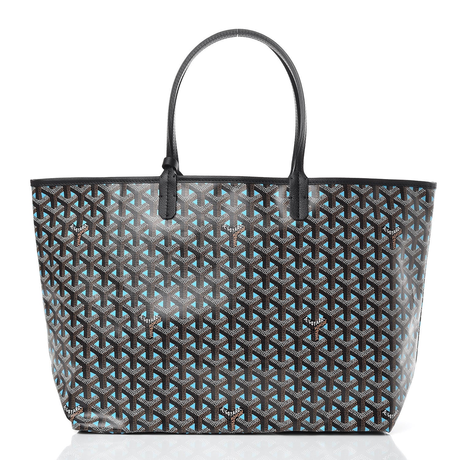 Goyard Goyardine Saint Louis Claire Voie PM Black Blue 3 of 12