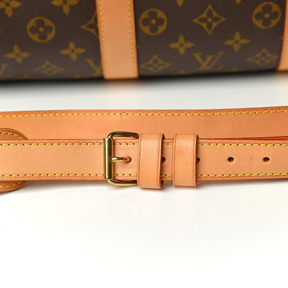 Louis Vuitton Monogram Keepall Bandouliere 55 13 of 20