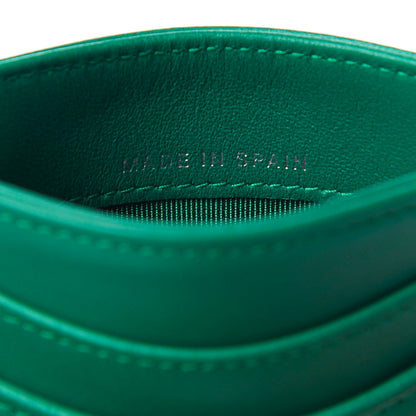 Chanel Lambskin Quilted Card Holder Green 7 of 9