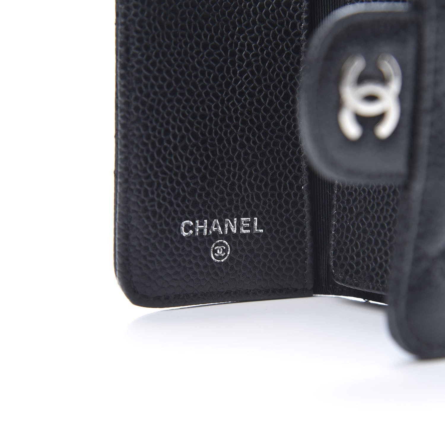 Chanel Caviar Quilted 6 Key Holder Black 6 of 10