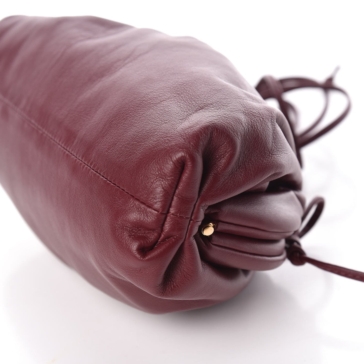 Butter Calfskin The Mini Pouch Bordeaux