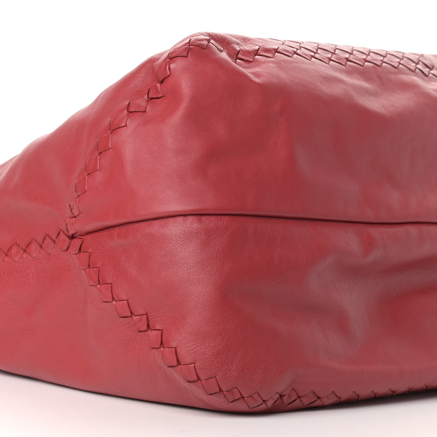 Bottega Veneta Intrecciato Tote Red 8 of 10