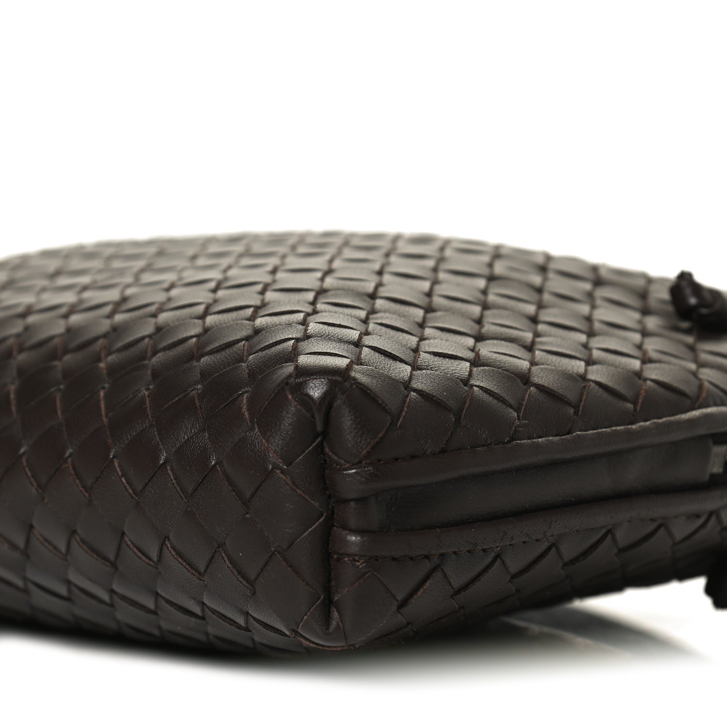 Bottega Veneta Nappa Intrecciato Nodini Crossbody Messenger Ebano 11 of 11