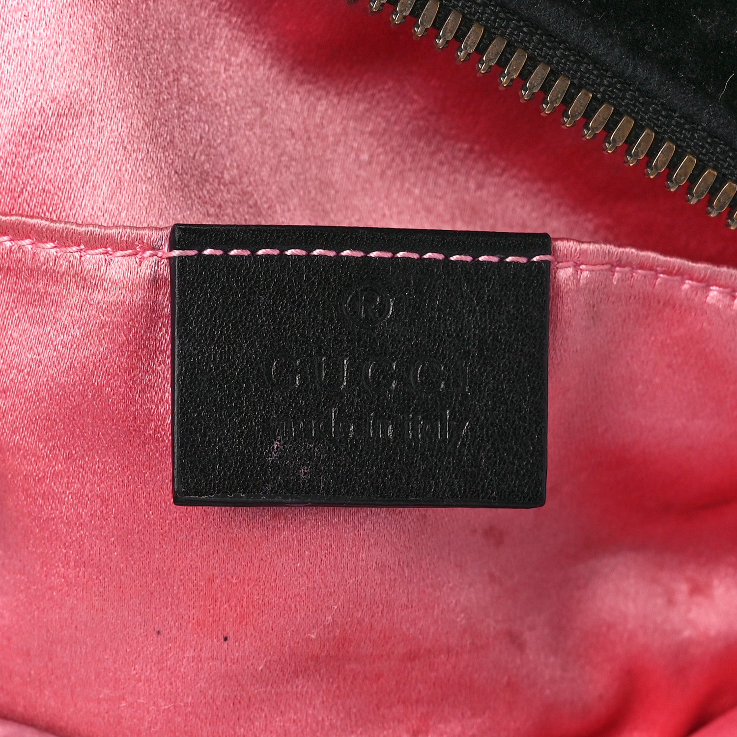 Gucci Velvet Matelasse Marquise Crystals GG Marmont Belt Bag 85 34 Black 5 of 13