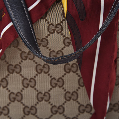 Gucci Monogram Large Positano Tote Brown 16 of 18