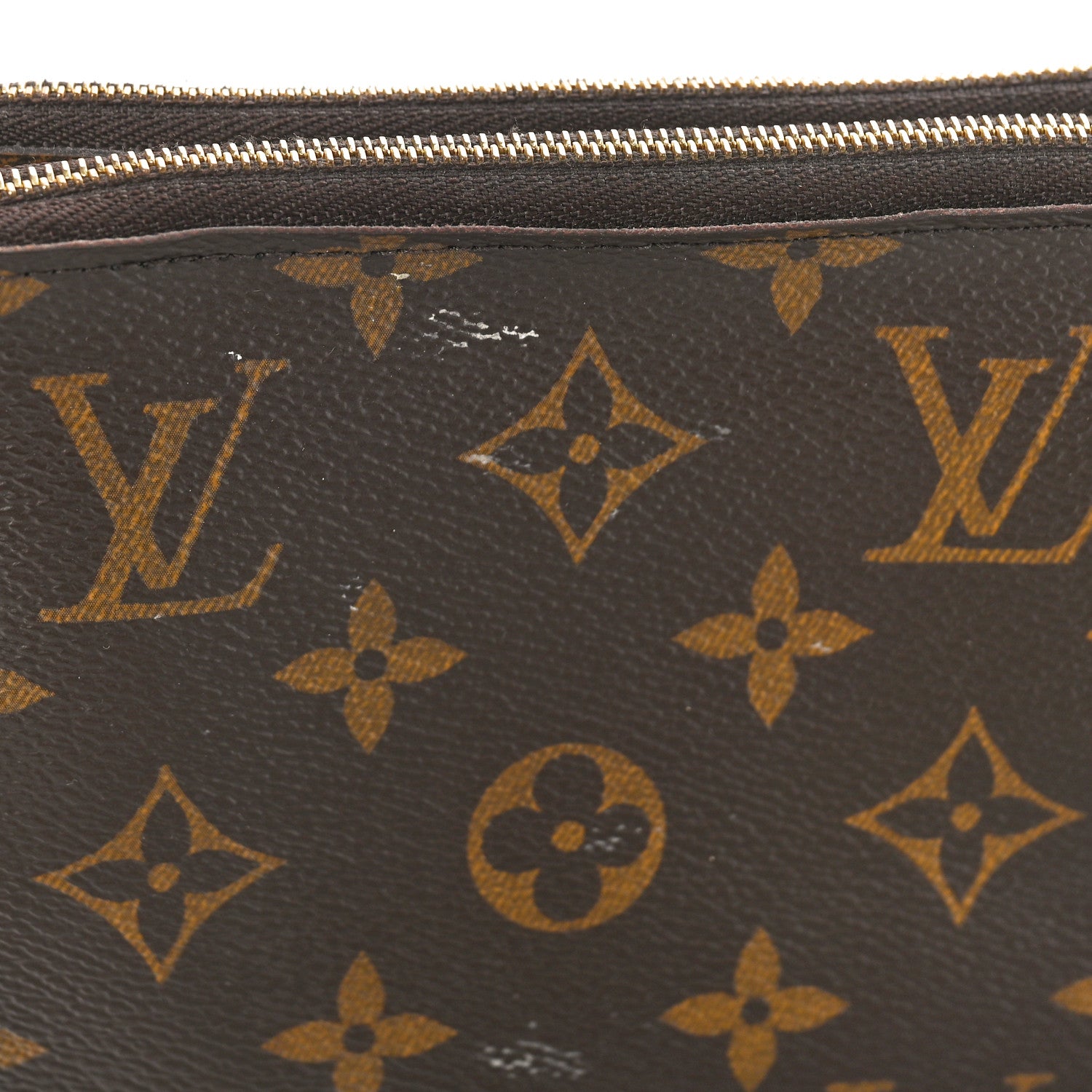 Louis Vuitton Reverse Monogram Giant Double Zip Pochette 10 of 11