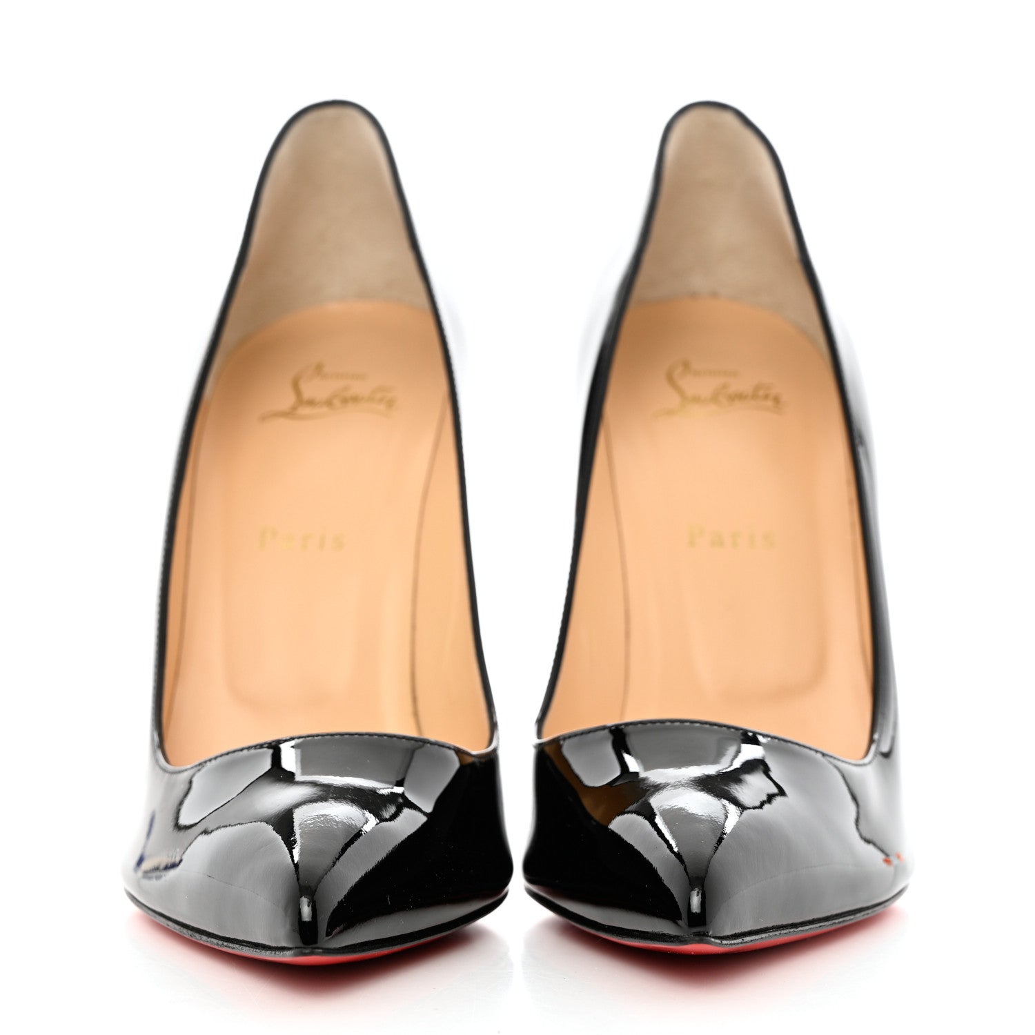 Christian Louboutin Patent Pigalle Follies 100 Pumps 41 Black 2 of 9