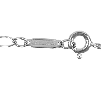 Tiffany 18K White Gold Diamond Crown Key Pendant Necklace 6 of 7
