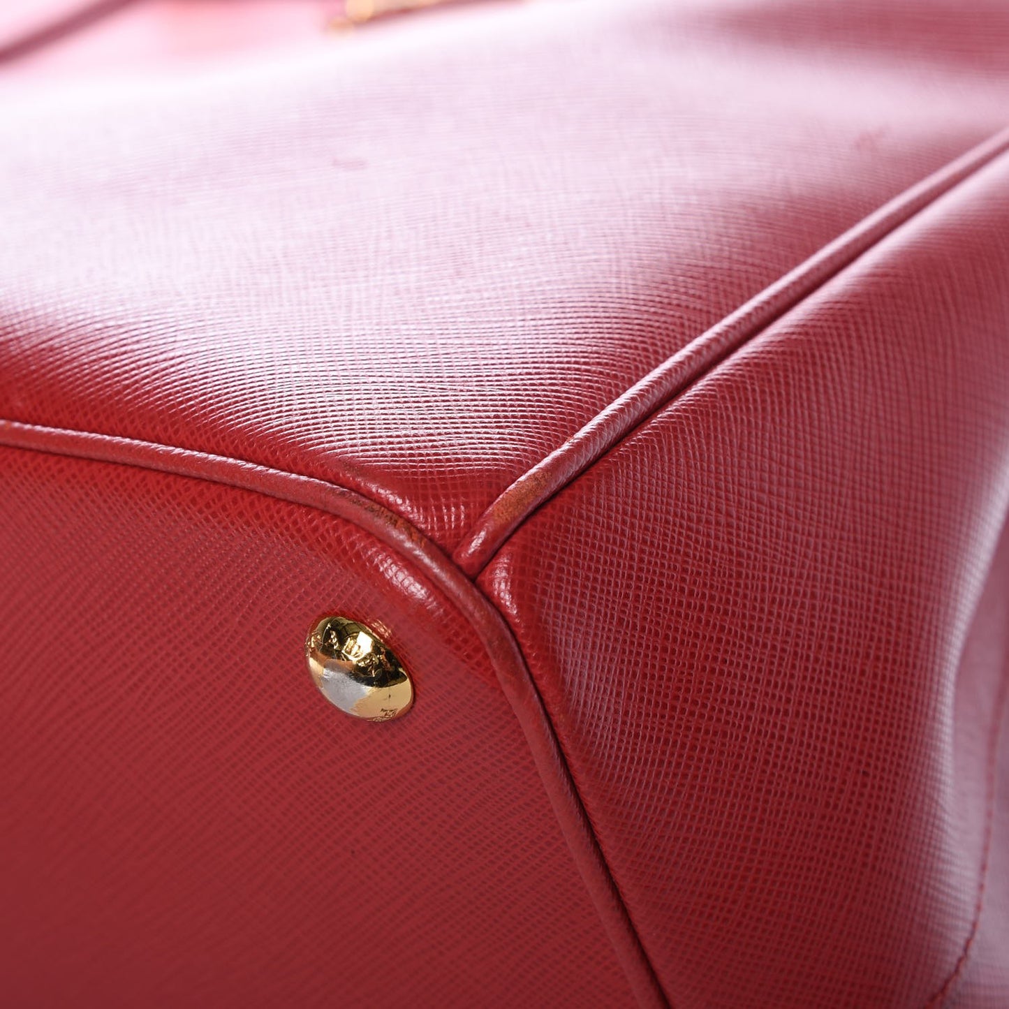 Saffiano Lux Large Tote Rosso