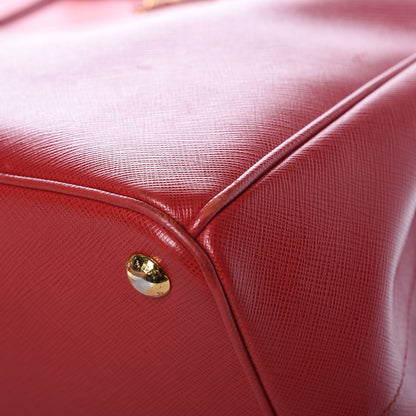 Prada Saffiano Lux Large Tote Rosso 10 of 13