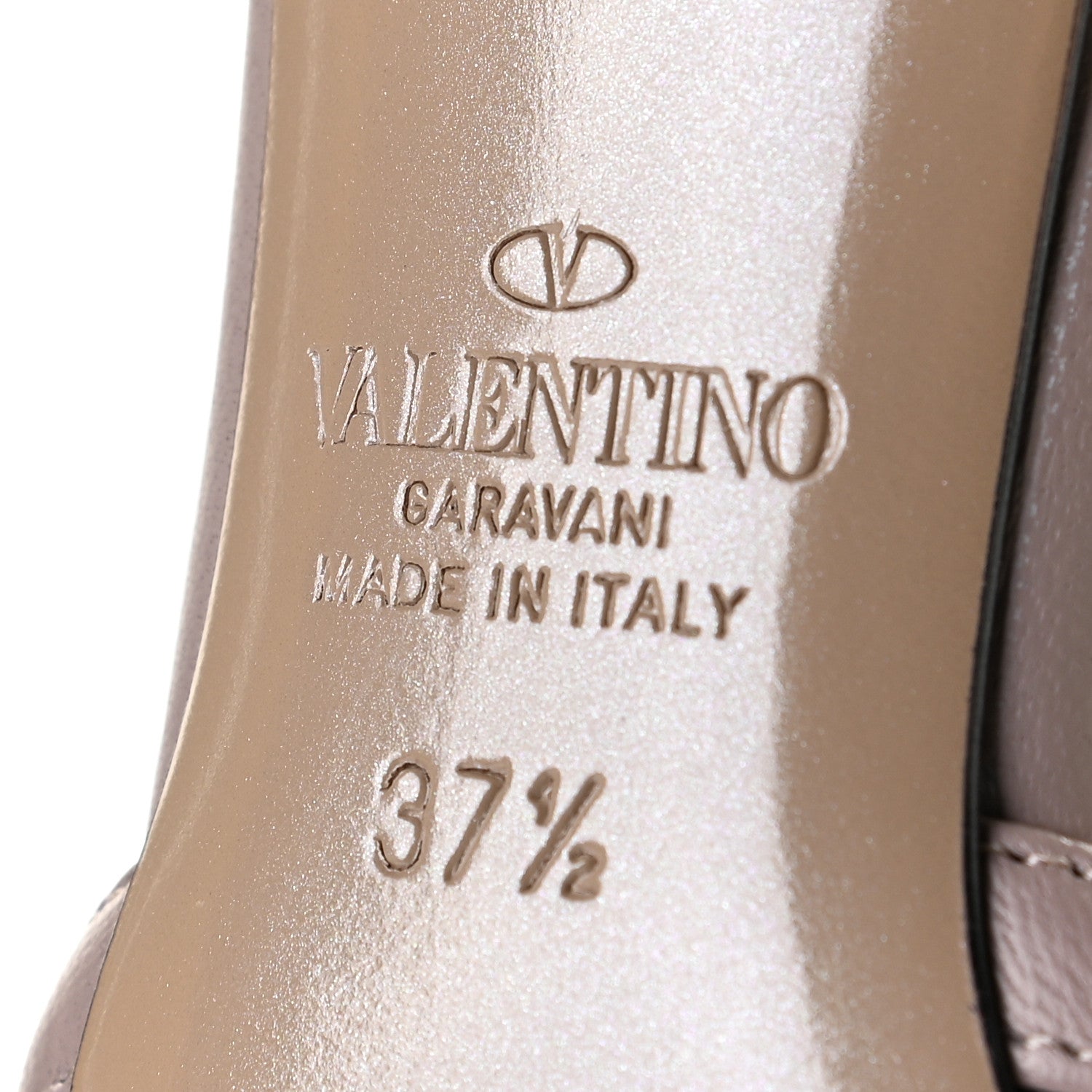 Valentino Garavani Calfskin Rockstud Ankle Strap 65mm Pumps 37.5 Black Poudre 13 of 14