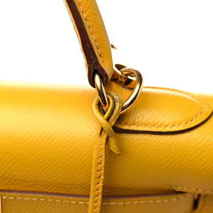 Hermes Epsom Kelly Sellier 28 Jaune Ambre 15 of 20