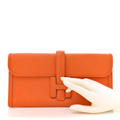 Hermes Swift Jige Elan 29 Clutch Orange 2 of 10
