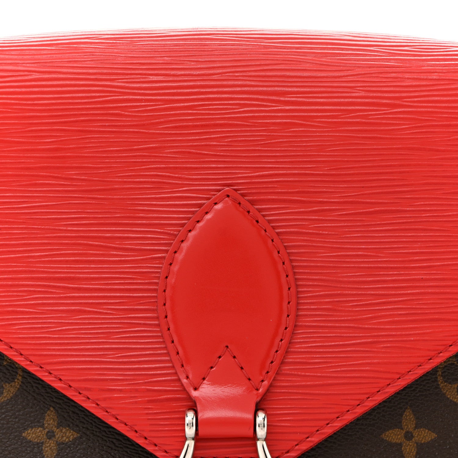 Louis Vuitton Monogram Epi Saint Michel Coquelicot 8 of 15
