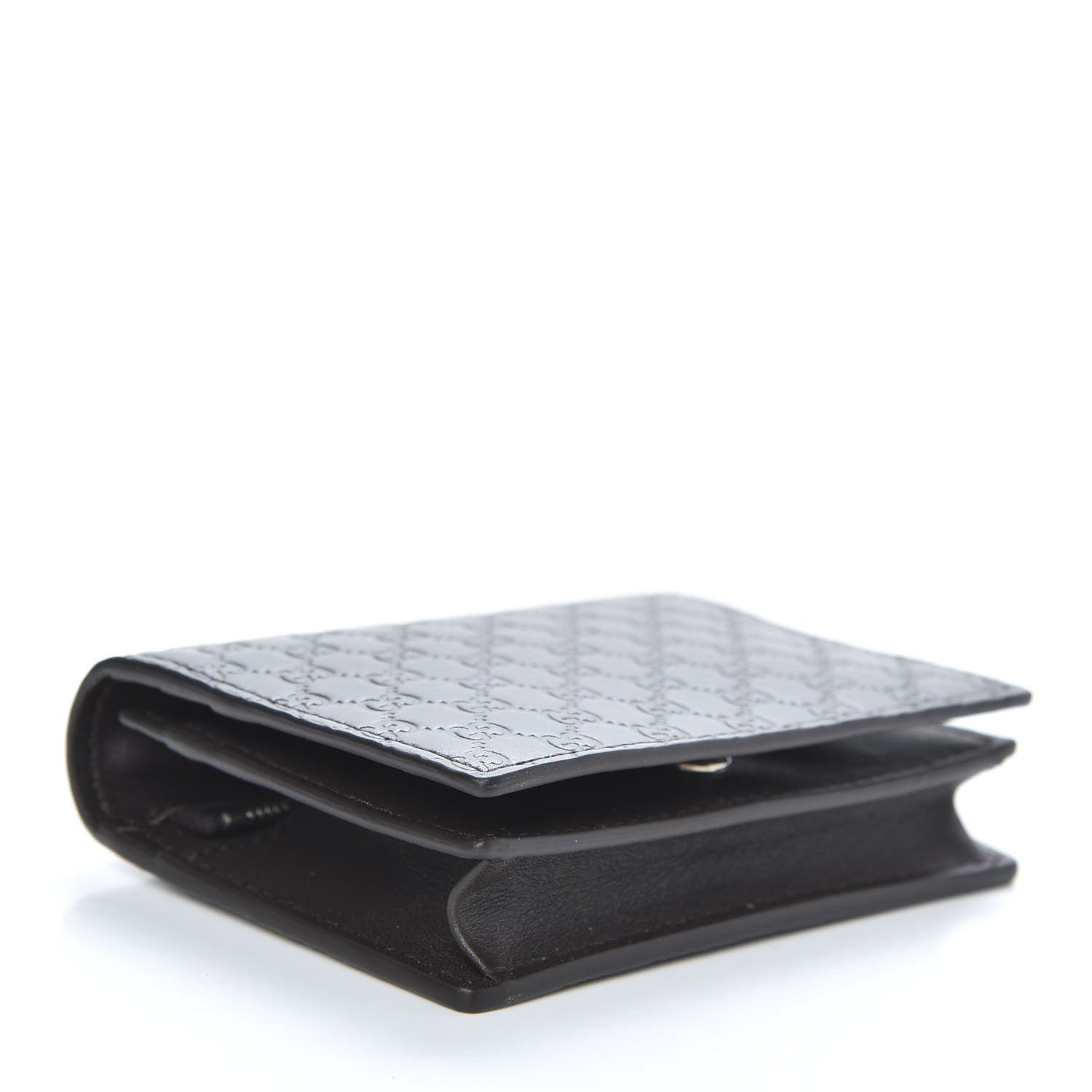 Gucci Microguccissima Card Case Wallet Black 4 of 9