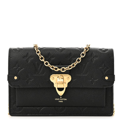Louis Vuitton Empreinte Vavin Chain Wallet Black 1 of 10