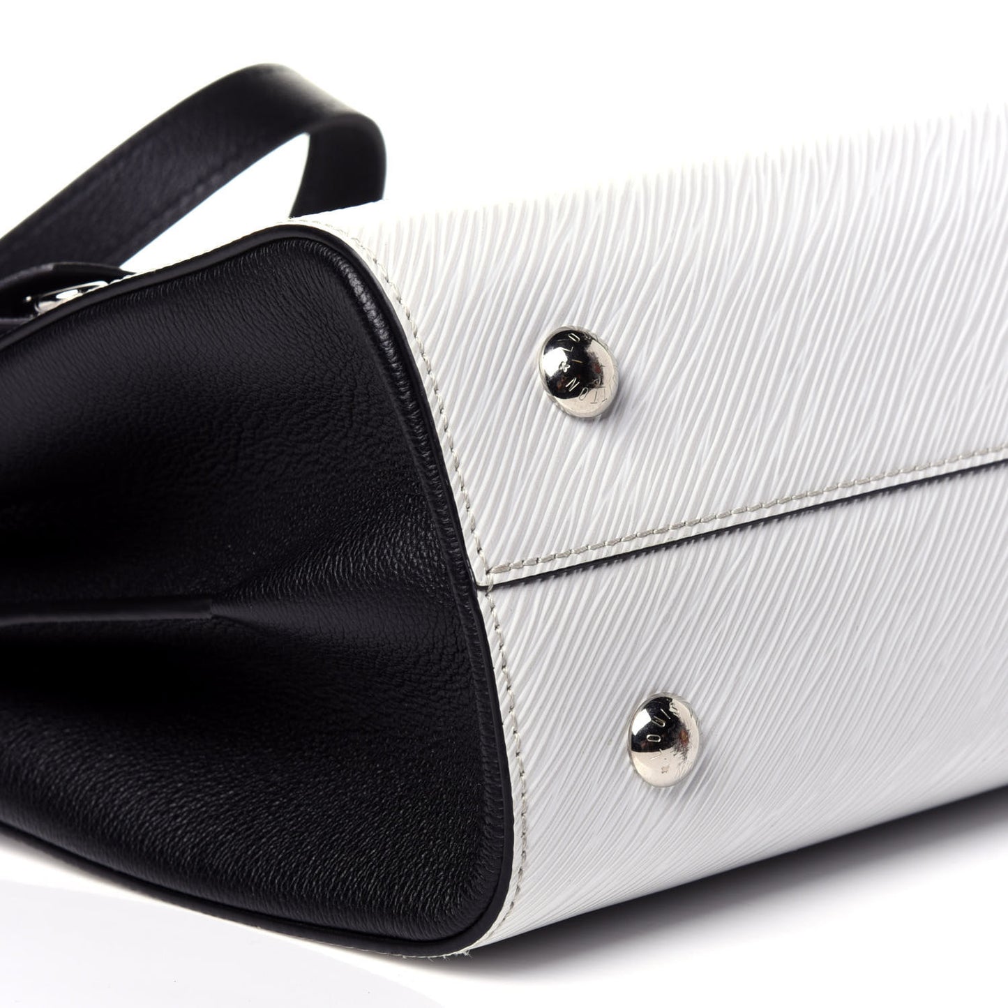 Epi Twist Tote White