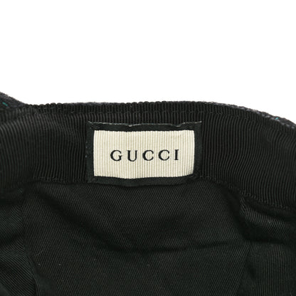 Gucci Cotton Web Interlocking G Baseball Hat S Black 7 of 8