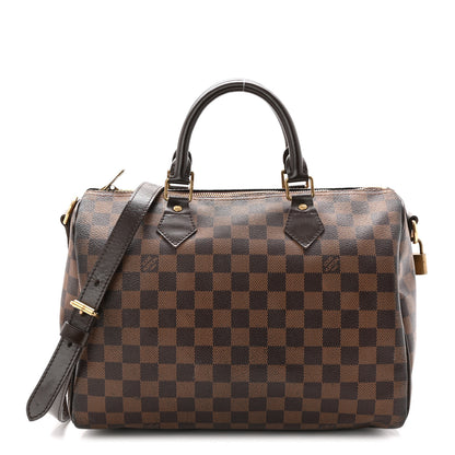 Louis Vuitton Damier Ebene Speedy Bandouliere 30 2 of 23