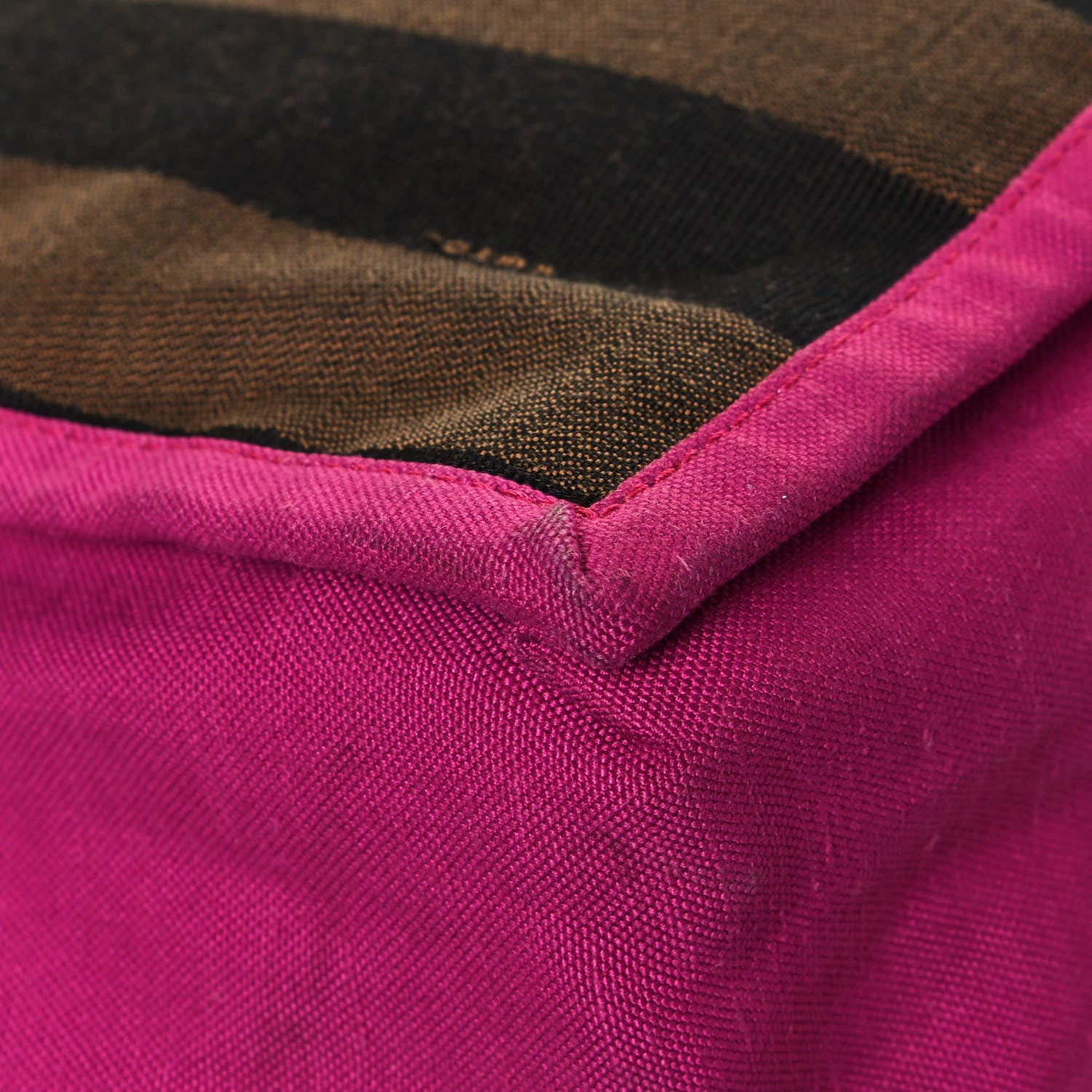 Fendi Pequin Small Shopping Tote Fuchsia 12 of 15
