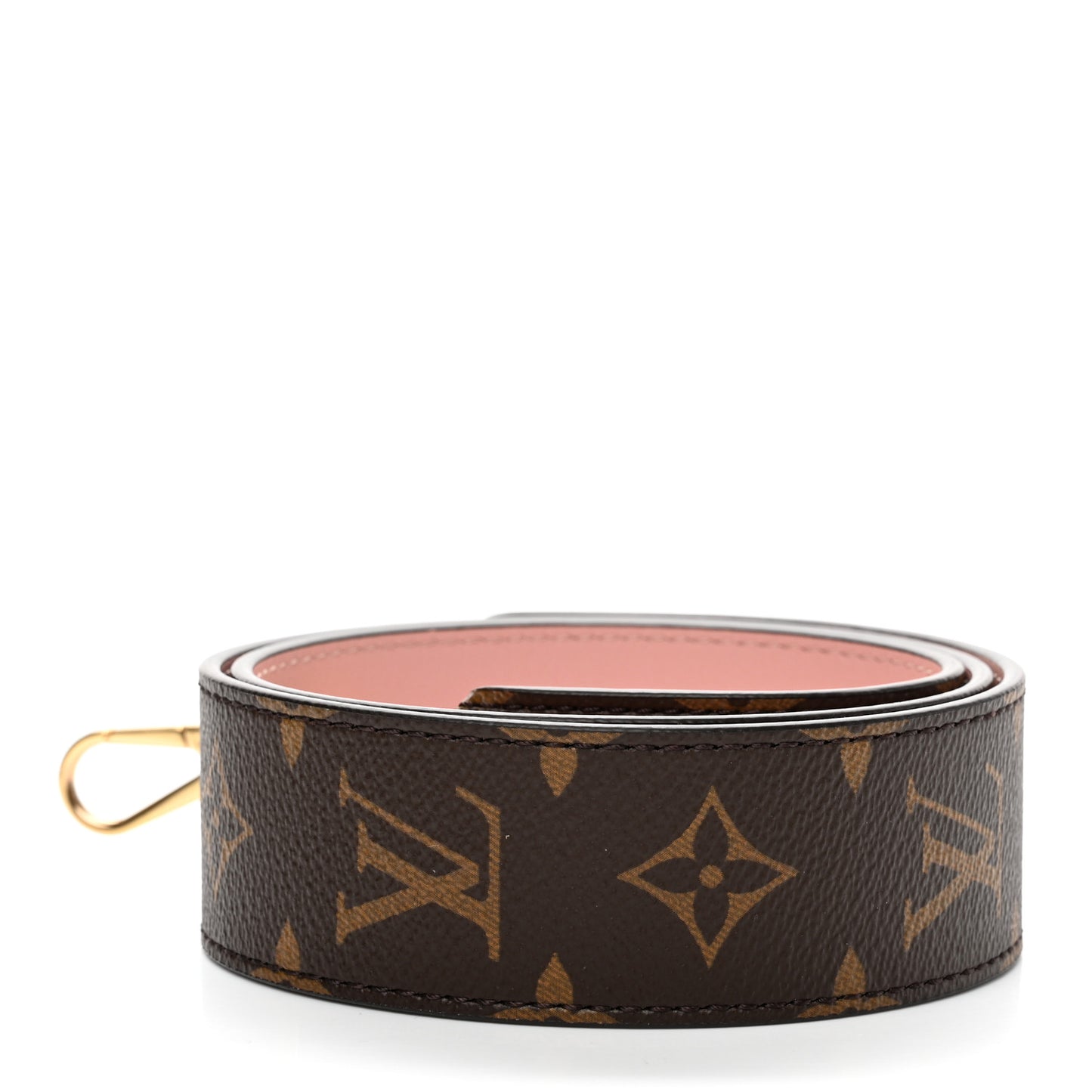 Monogram Bandouliere Shoulder Strap Rose Poudre