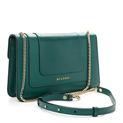 Bulgari Calfskin Serpenti Forever Crossbody Bag Emerald Green 4 of 11