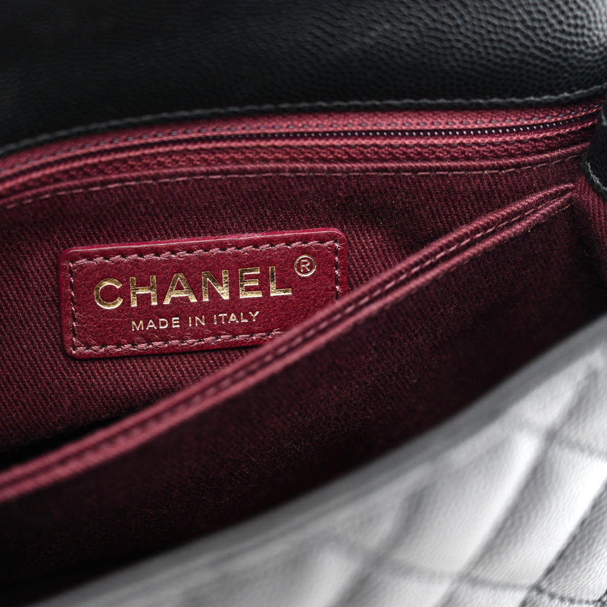Chanel Caviar Quilted Mini Coco Handle Flap Black 6 of 10