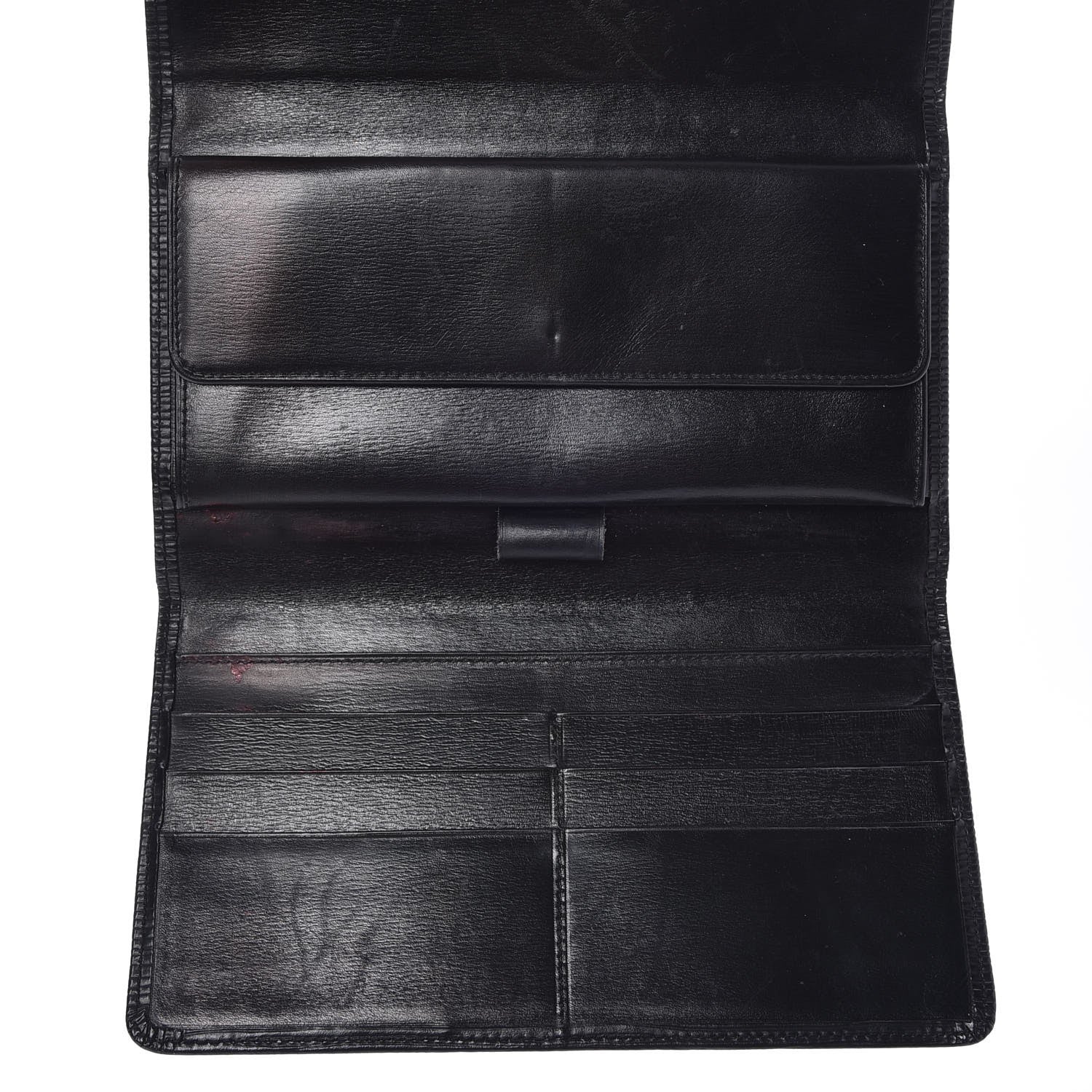 Louis Vuitton Epi Porte Tresor International Wallet Black 5 of 8