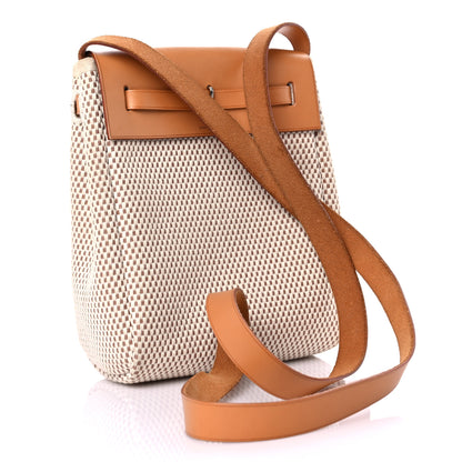 Hermes Toile Vache Calfskin Herbag TPM Natural 4 of 16
