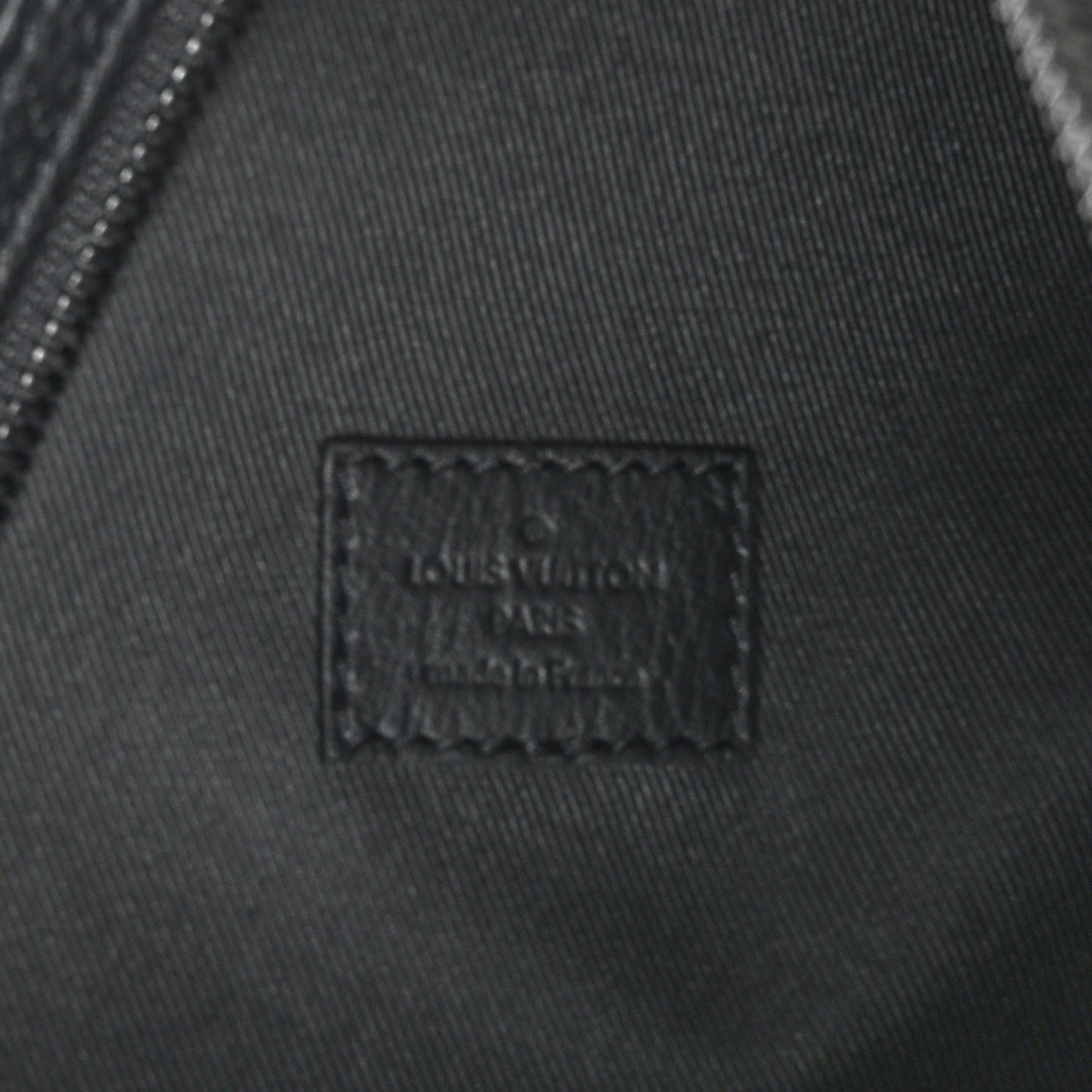 Calfskin Shadow Monogram Duo Slingbag Black