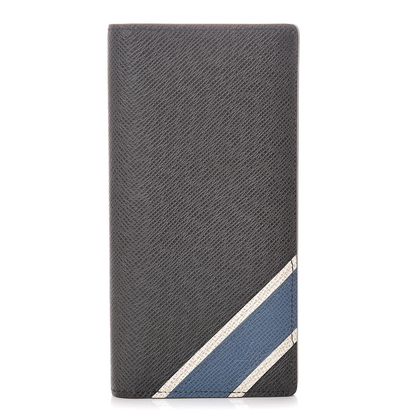 Taiga Stripe Brazza Wallet Ardoise