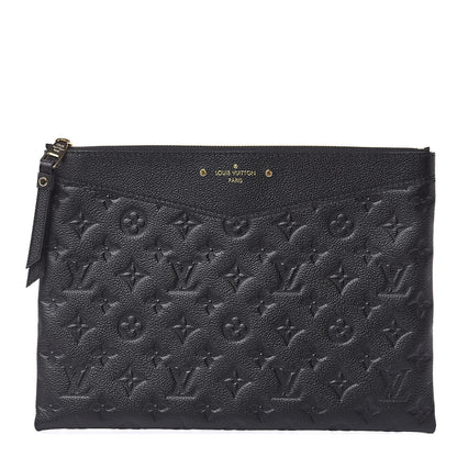 Louis Vuitton Empreinte Daily Pouch Black 1 of 8