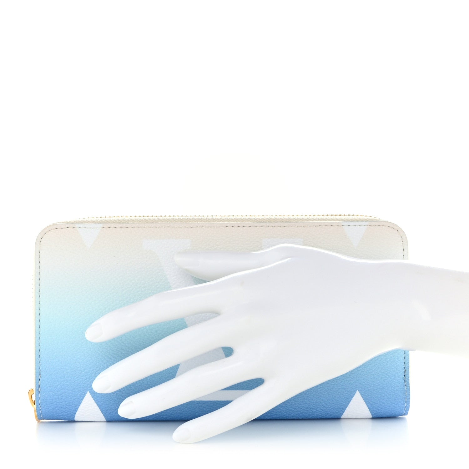 Louis Vuitton Monogram Giant By The Pool Zippy Wallet Blue 2 of 9