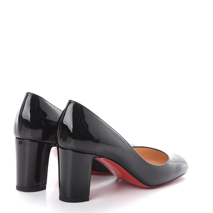 Christian Louboutin Patent Cadrilla 70 Pumps 37.5 Black 4 of 7