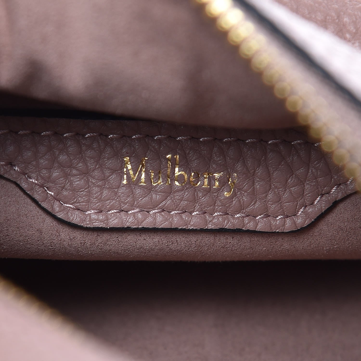 Mulberry Small Classic Grain Selby Blush 6 of 11