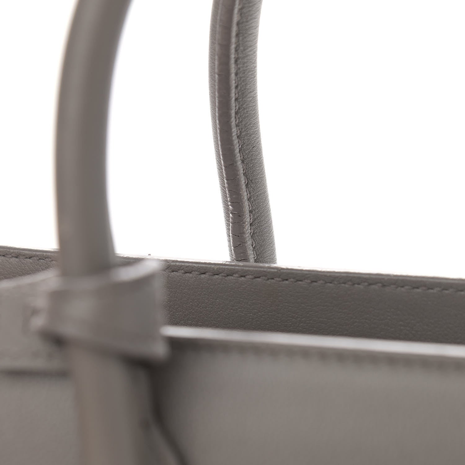 Saint Laurent Grained Calfskin Baby Sac De Jour Fog 15 of 17
