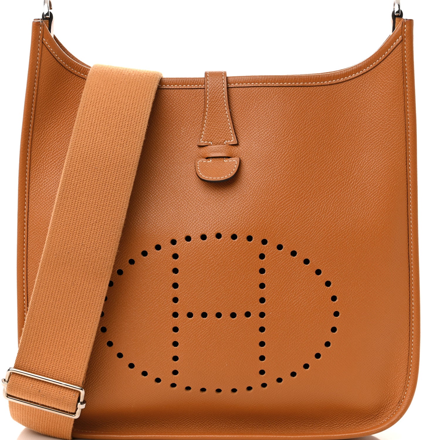 Hermes Epsom Evelyne III PM Toffee 8 of 12